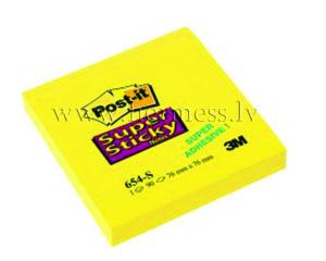 Lmlapias Post-it Super Sticky 76*76mm, dzeltenas